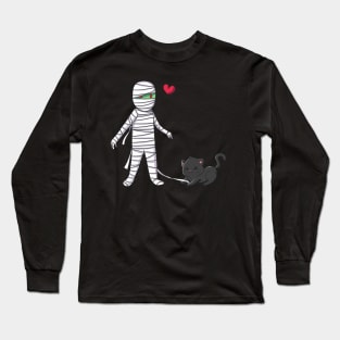 Mummy cat Long Sleeve T-Shirt